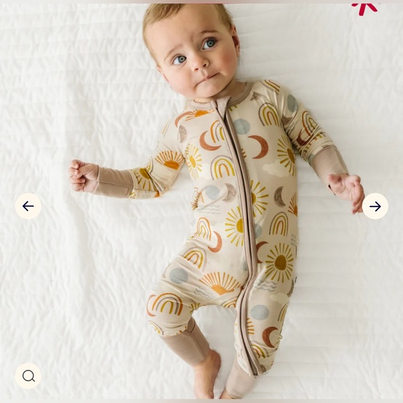 Little Sleepies 6-12 months desert sunrise zippie - Picture 5 of 5